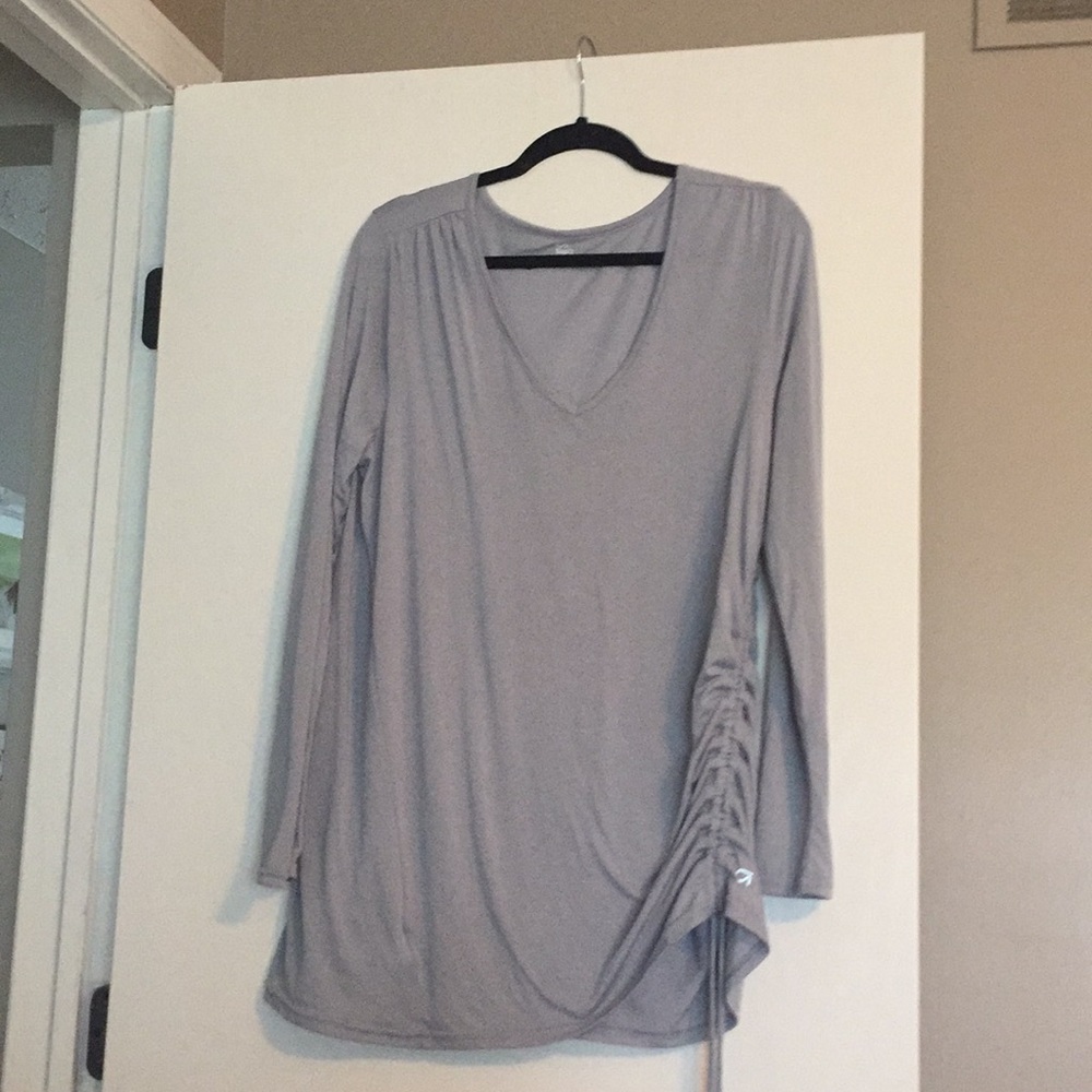 XL Gap Fit Gray Long Sleeve Top EUC